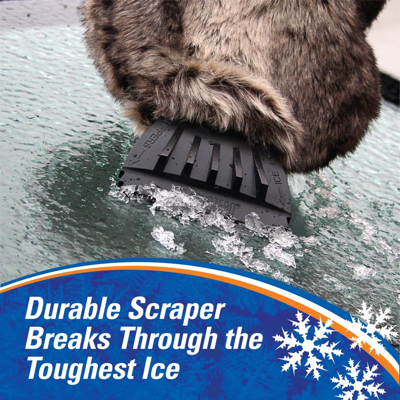 SubZero 13929 Faux Fur Ice Scraper Mitt for Car, SUV, Trucks - Image 2